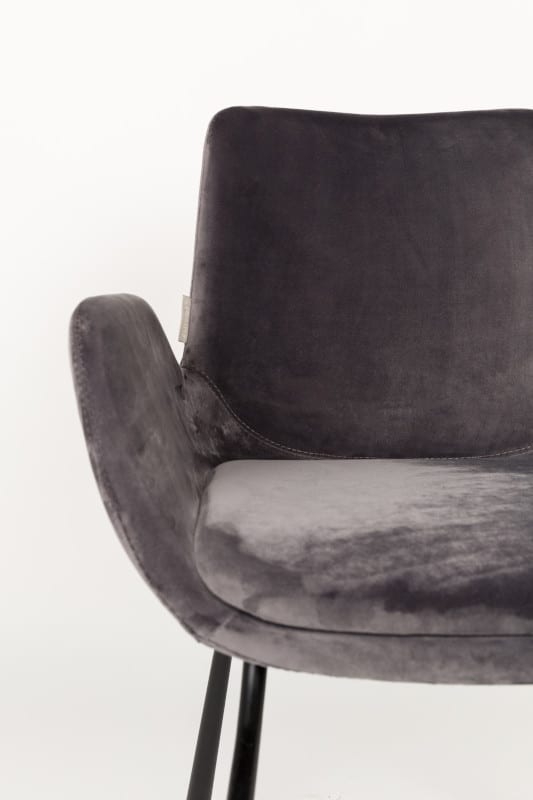 Armstoel Brit Dark Grey modern design uit de Zuiver meubel collectie - 1200142