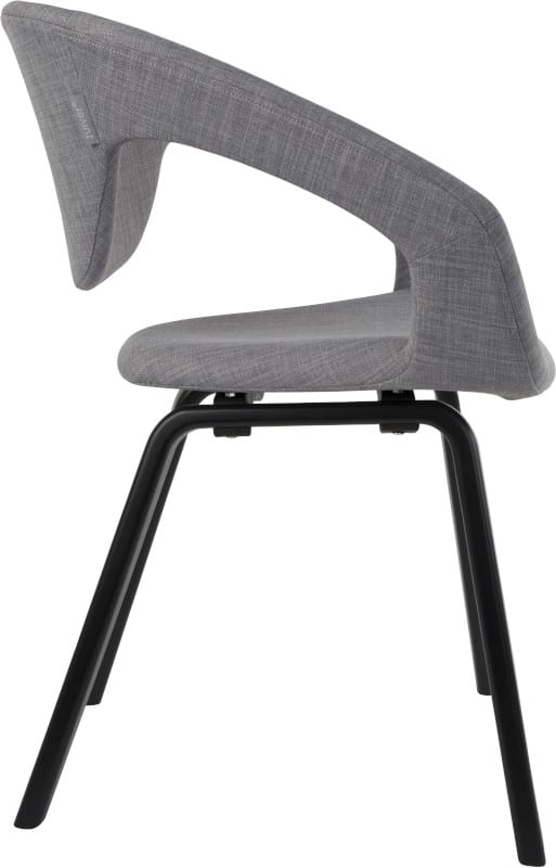 Armstoel Flexback Black/Grey modern design uit de Zuiver meubel collectie - 1200127