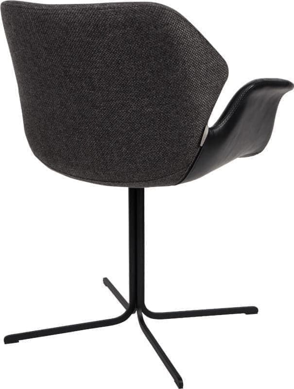 Armstoel Nikki All Black modern design uit de Zuiver meubel collectie - 1200139