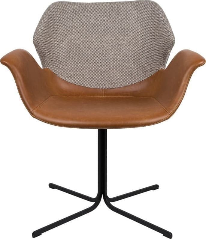 Armstoel Nikki All Brown modern design uit de Zuiver meubel collectie - 1200140