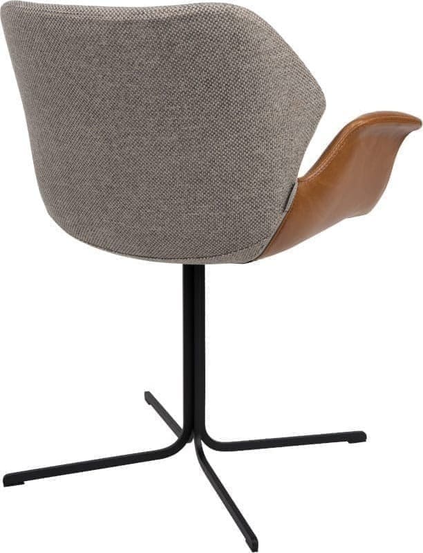 Armstoel Nikki All Brown modern design uit de Zuiver meubel collectie - 1200140