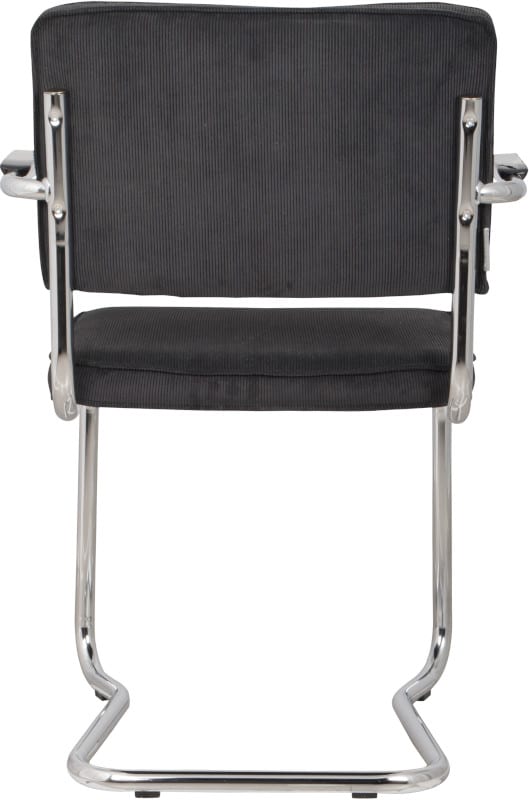 Armstoel Ridge Kink Rib Black 7A modern design uit de Zuiver meubel collectie - 1200044