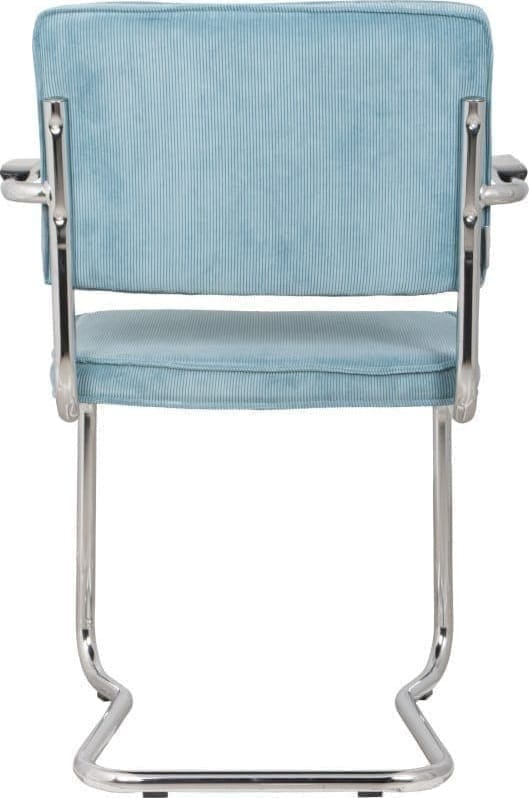 Armstoel Ridge Kink Rib Blue 12A modern design uit de Zuiver meubel collectie - 1200050