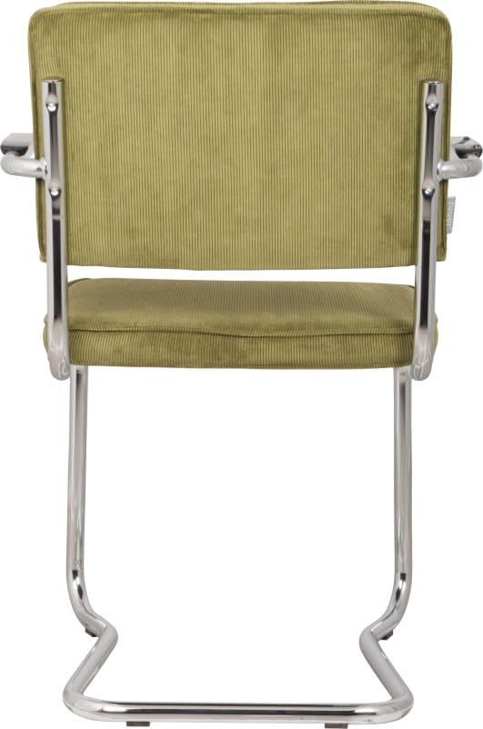 Armstoel Ridge Kink Rib Green 25A modern design uit de Zuiver meubel collectie - 1200052