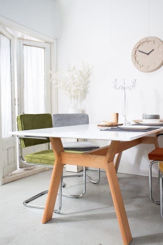 Armstoel Ridge Kink Rib Green 25A modern design uit de Zuiver meubel collectie - 1200052