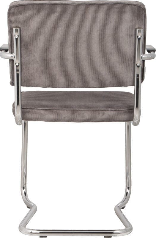 Armstoel Ridge Kink Rib Grey 6A modern design uit de Zuiver meubel collectie - 1200048