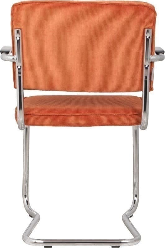 Armstoel Ridge Kink Rib Orange 19A modern design uit de Zuiver meubel collectie - 1200046