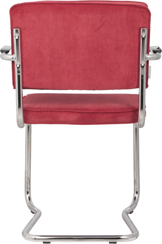 Armstoel Ridge Kink Rib Red 21A modern design uit de Zuiver meubel collectie - 1200045