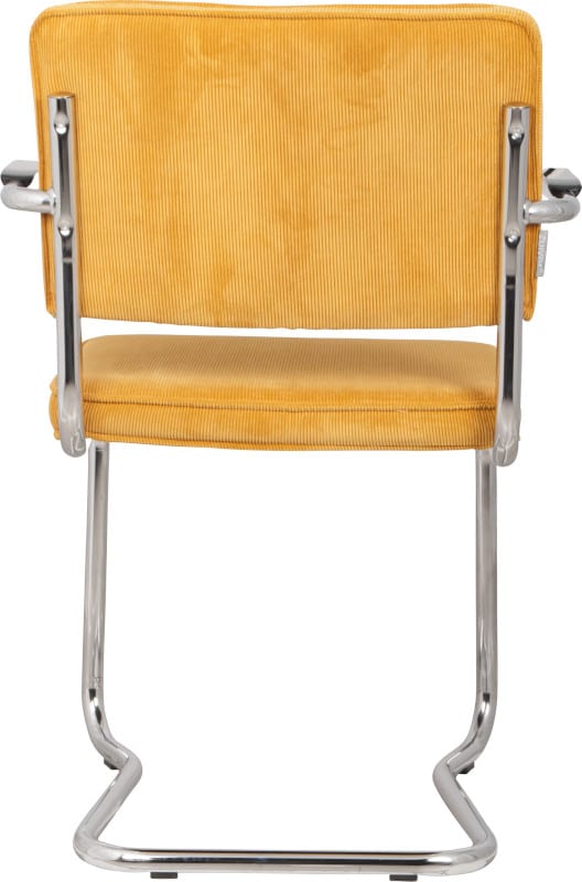 Armstoel Ridge Kink Rib Yellow 24A modern design uit de Zuiver meubel collectie - 1200053