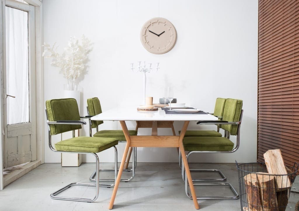 Armstoel Ridge Rib Black 7A modern design uit de Zuiver meubel collectie - 1006050