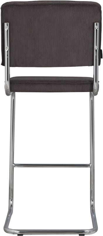 Barkruk Ridge Rib Grey 6A modern design uit de Zuiver meubel collectie - 1500205