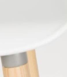 Barstoel Albert Kuip White modern design uit de Zuiver meubel collectie - 1500051