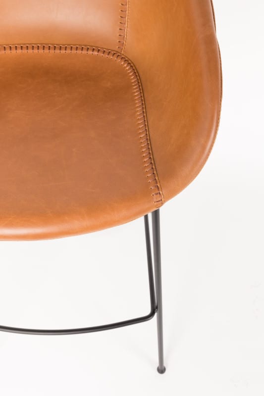 Barstoel Feston Brown modern design uit de Zuiver meubel collectie - 1500048