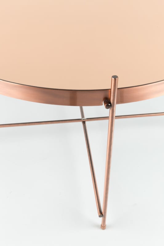 Bijzettafel Cupid Large Copper modern design uit de Zuiver meubel collectie - 2300049