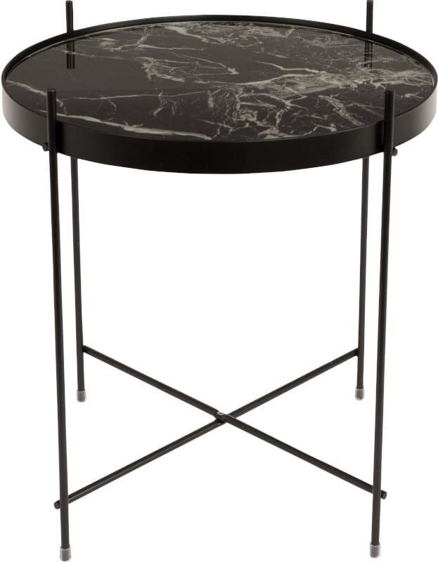 Zuiver - Side Table Cupid Marble Black - Bijzettafel - Zwart