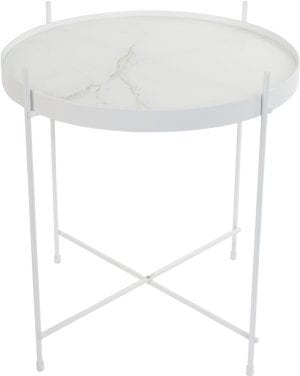 Bijzettafel Cupid Marble White modern design uit de Zuiver meubel collectie - 2300081