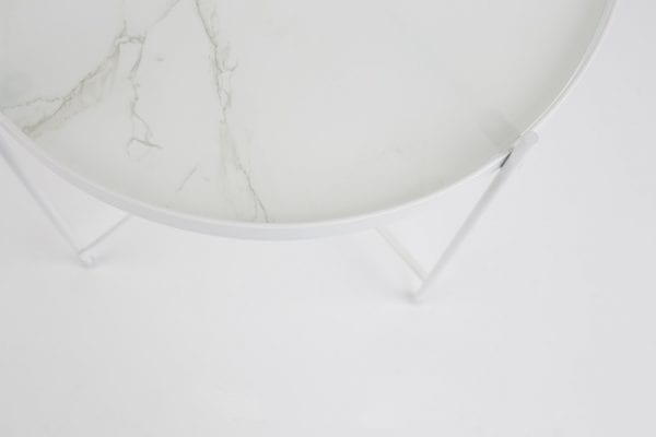 Bijzettafel Cupid Marble White modern design uit de Zuiver meubel collectie - 2300081