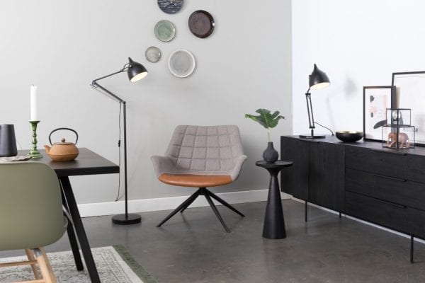 Bijzettafel Floss Black modern design uit de Zuiver meubel collectie - 2300143