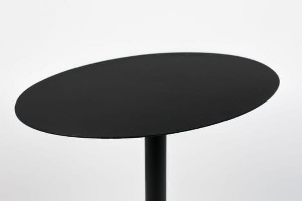 Bijzettafel Snow Black Oval modern design uit de Zuiver meubel collectie - 2300154