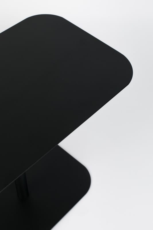 Bijzettafel Snow Black Rectangle modern design uit de Zuiver meubel collectie - 2300156