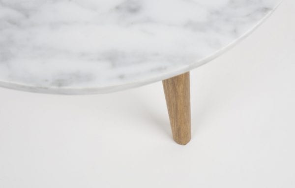 Bijzettafel White Stone L modern design uit de Zuiver meubel collectie - 2300008