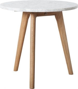 Bijzettafel White Stone M modern design uit de Zuiver meubel collectie - 2300009