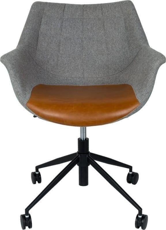 Bureaustoel Doulton Vintage Brown modern design uit de Zuiver meubel collectie - 1300003