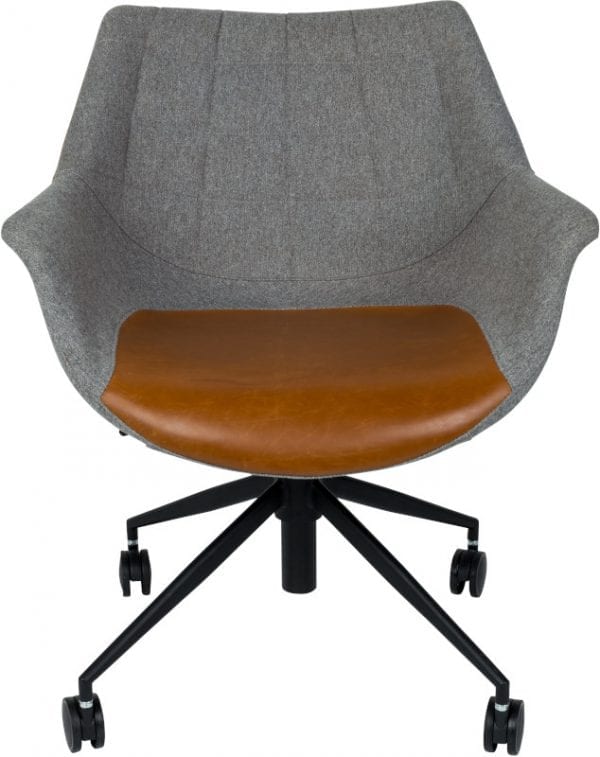 Bureaustoel Doulton Vintage Brown modern design uit de Zuiver meubel collectie - 1300003
