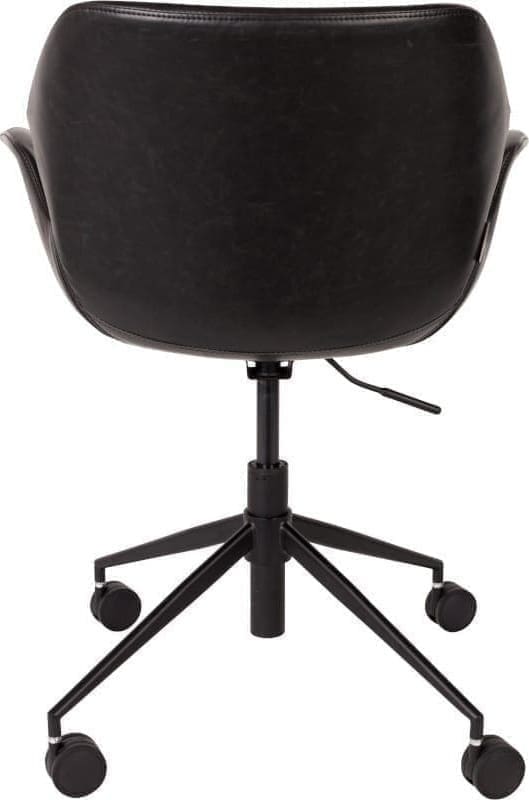 Bureaustoel Nikki All Black modern design uit de Zuiver meubel collectie - 1300004