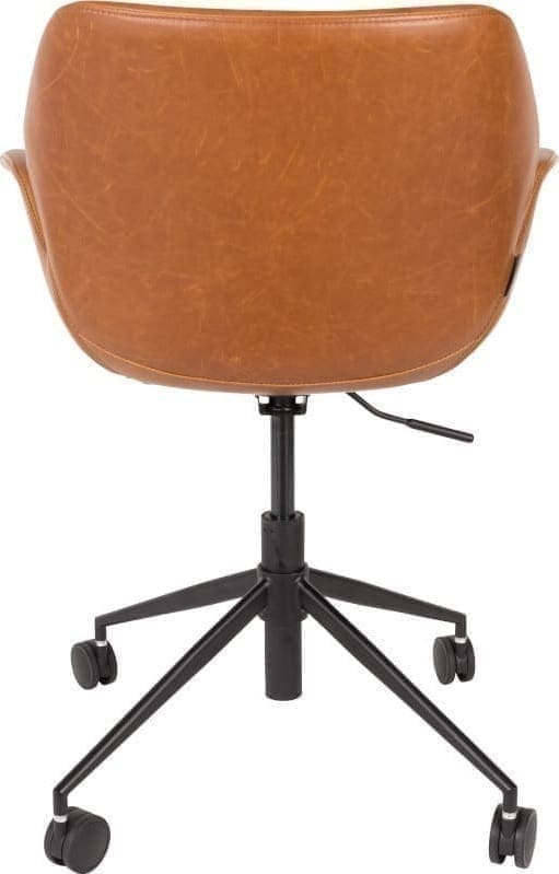 Bureaustoel Nikki All Brown modern design uit de Zuiver meubel collectie - 1300005