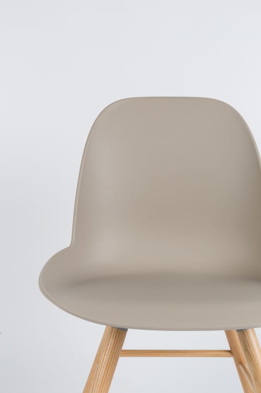 Eetkamerstoel Albert Kuip Taupe modern design uit de Zuiver meubel collectie - 1100296