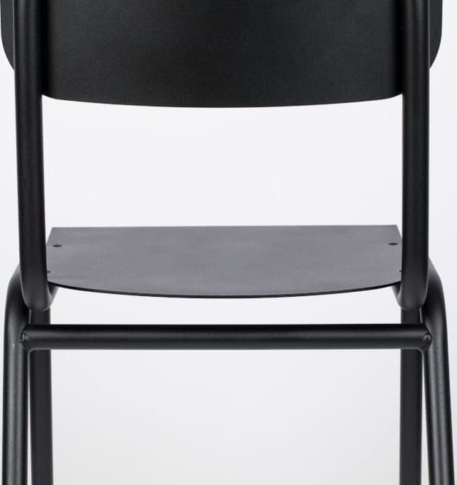 Eetkamerstoel Back To School Outdoor Black modern design uit de Zuiver meubel collectie - 1100383