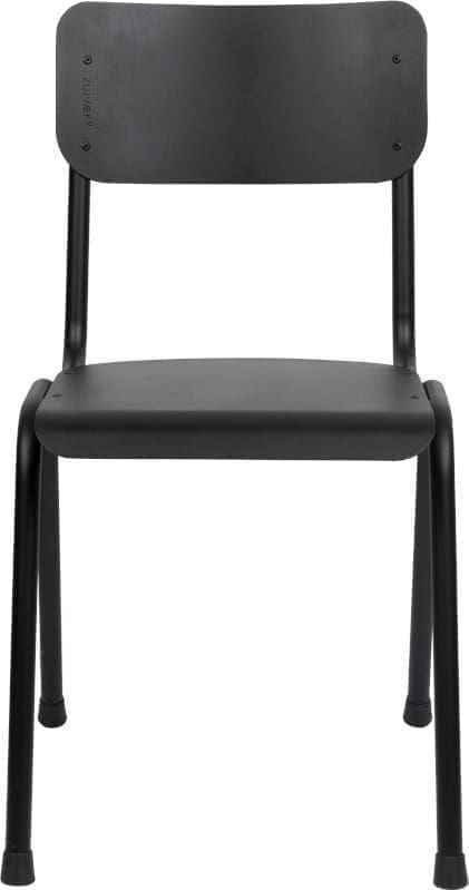 Eetkamerstoel Back To School Outdoor Black modern design uit de Zuiver meubel collectie - 1100383