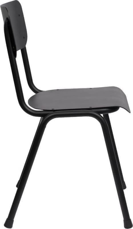 Eetkamerstoel Back To School Outdoor Black modern design uit de Zuiver meubel collectie - 1100383