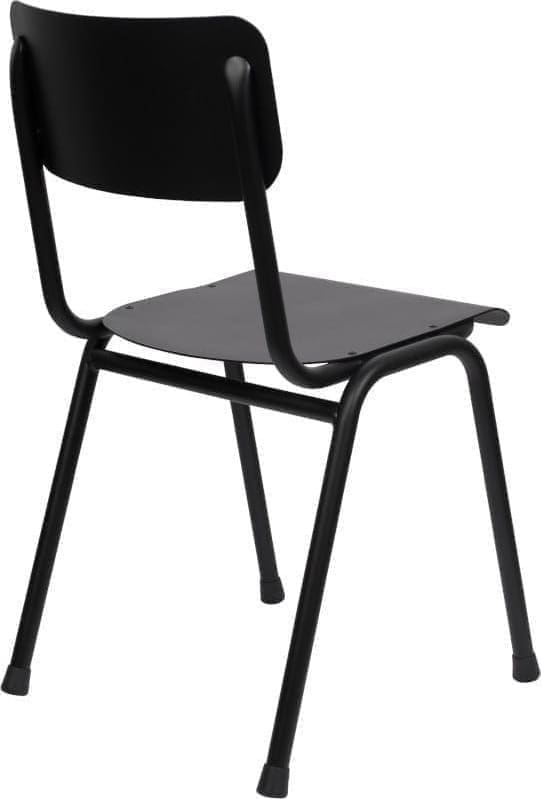 Eetkamerstoel Back To School Outdoor Black modern design uit de Zuiver meubel collectie - 1100383