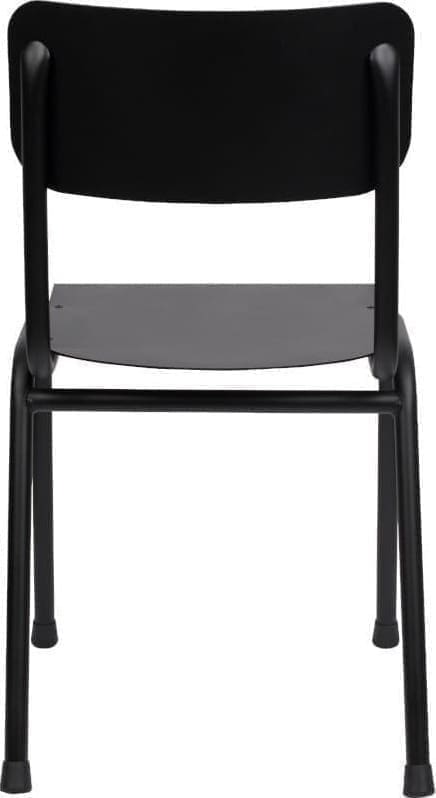 Eetkamerstoel Back To School Outdoor Black modern design uit de Zuiver meubel collectie - 1100383