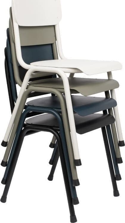 Eetkamerstoel Back To School Outdoor Black modern design uit de Zuiver meubel collectie - 1100383