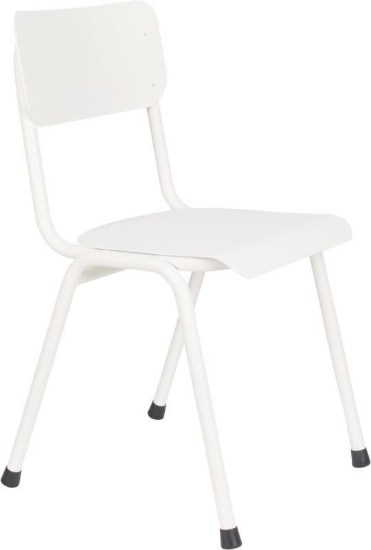 Eetkamerstoel Back To School Outdoor White modern design uit de Zuiver meubel collectie - 1100384