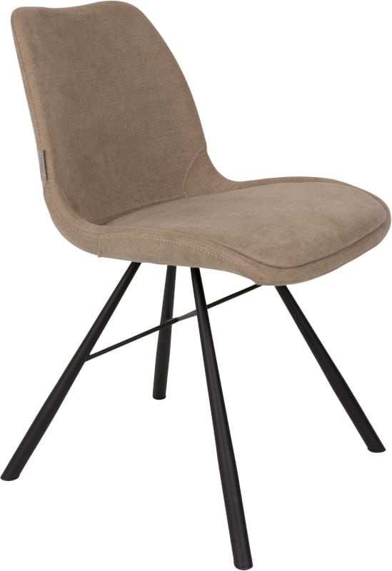 Eetkamerstoel Brent Sand modern design uit de Zuiver meubel collectie - 1100299