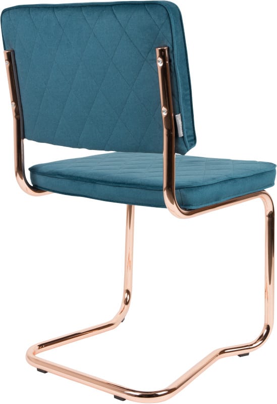 Eetkamerstoel Diamond Kink Emerald Green modern design uit de Zuiver meubel collectie - 1100276