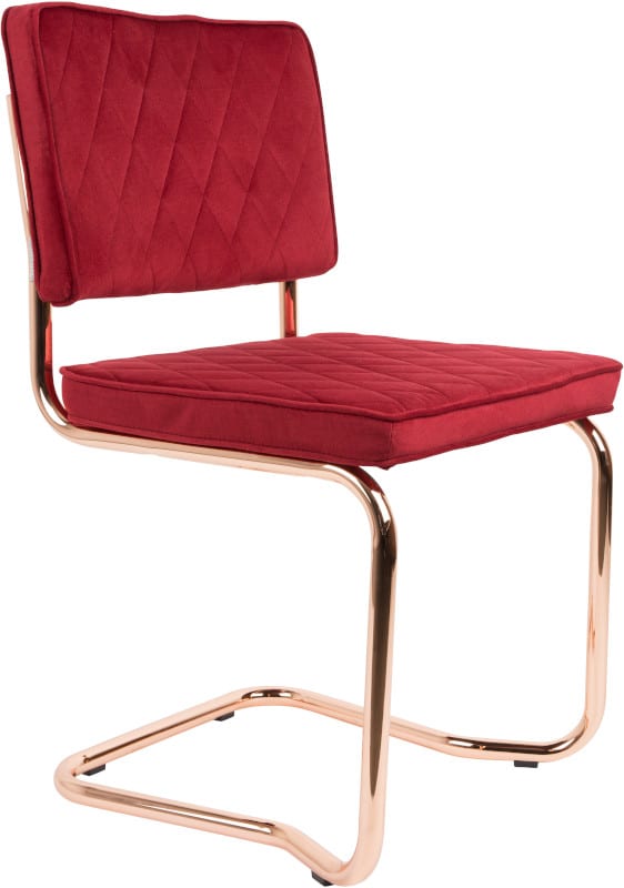 Eetkamerstoel Diamond Kink Royal Red modern design uit de Zuiver meubel collectie - 1100274