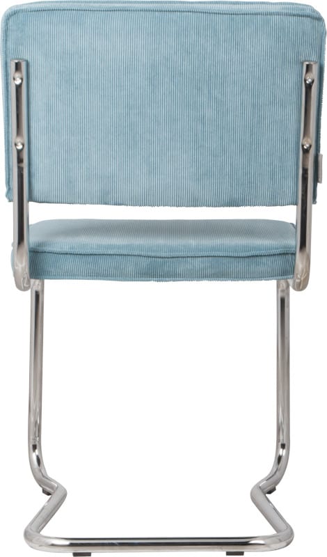 Eetkamerstoel Ridge Kink Rib Blue 12A modern design uit de Zuiver meubel collectie - 1100061