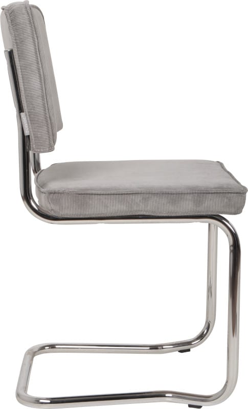 Eetkamerstoel Ridge Kink Rib Cool Grey 32A modern design uit de Zuiver meubel collectie - 1100077