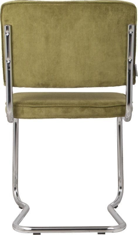 Eetkamerstoel Ridge Kink Rib Green 25A modern design uit de Zuiver meubel collectie - 1100063
