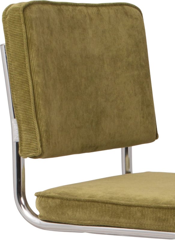 Eetkamerstoel Ridge Kink Rib Green 25A modern design uit de Zuiver meubel collectie - 1100063