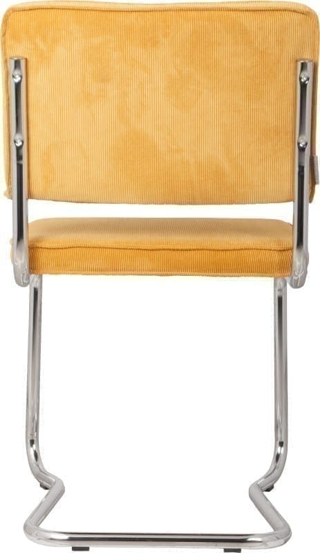 Eetkamerstoel Ridge Kink Rib Yellow 24A modern design uit de Zuiver meubel collectie - 1100064