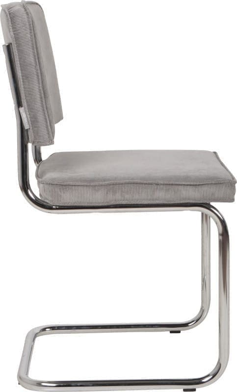 Eetkamerstoel Ridge Rib Cool Grey 32A modern design uit de Zuiver meubel collectie - 1100076