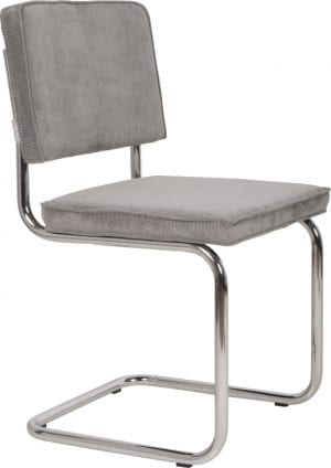 Eetkamerstoel Ridge Rib Cool Grey 32A modern design uit de Zuiver meubel collectie - 1100076