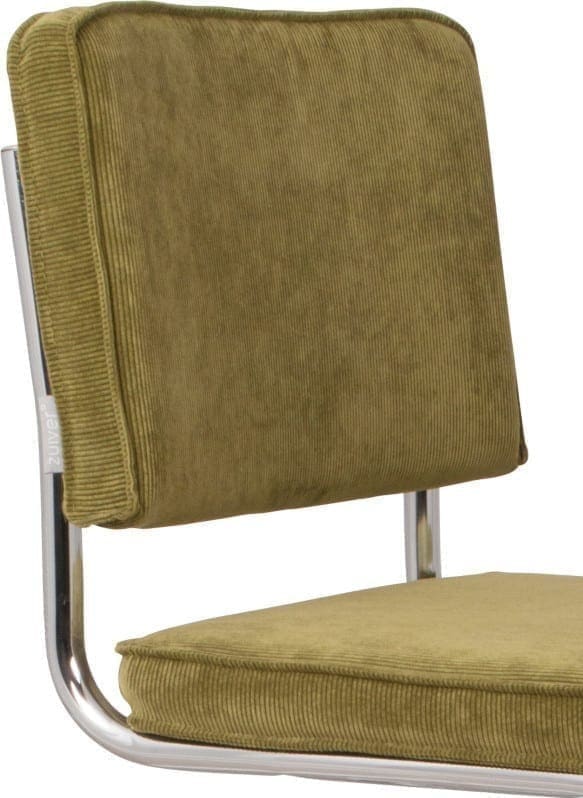 Eetkamerstoel Ridge Rib Green 25A Zuiver 1006009