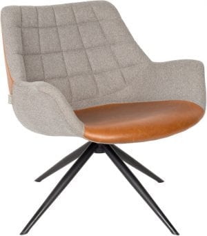Fauteuil Doulton Vintage Brown modern design uit de Zuiver meubel collectie - 3100064